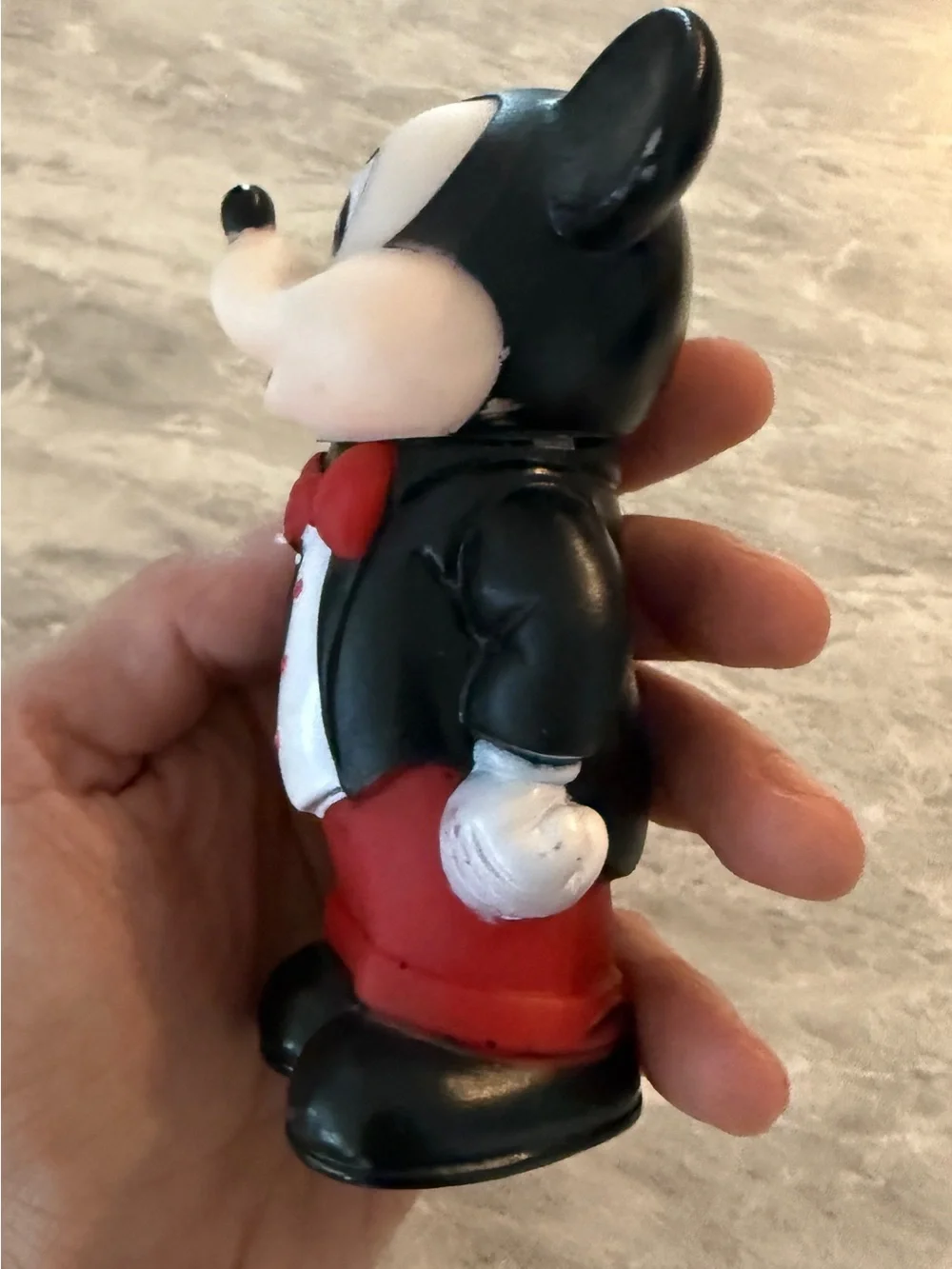 Walt Disney Company Tootsietoy Minnie & Mickey 1986 Vintage Dolls Rubber 5”
